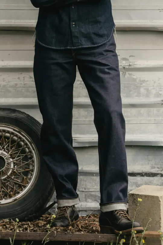The Barrel Classic Straight - indigo Raw 17.5oz Mammoth Selvedge