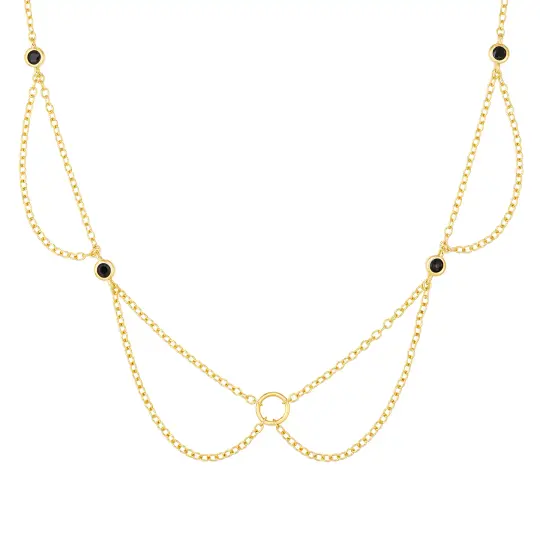 Electron Necklace - Black