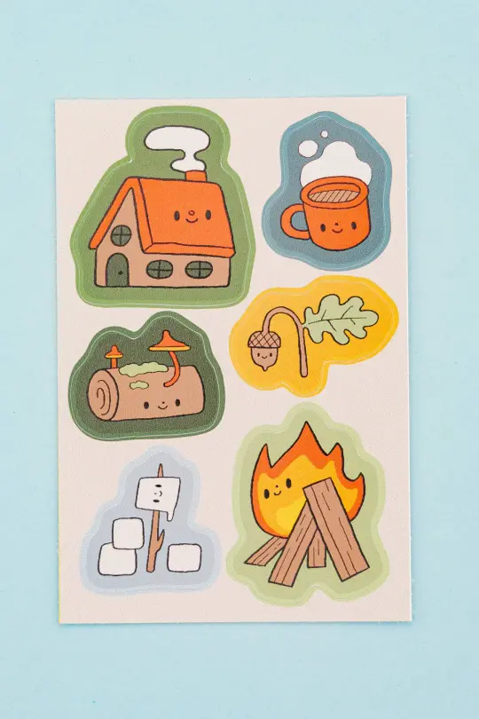 Woods Mini Sticker Sheet