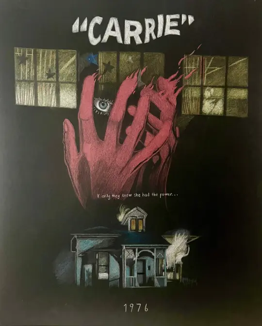 “If only they knew she had the power.” CARRIE (1976) Art Print