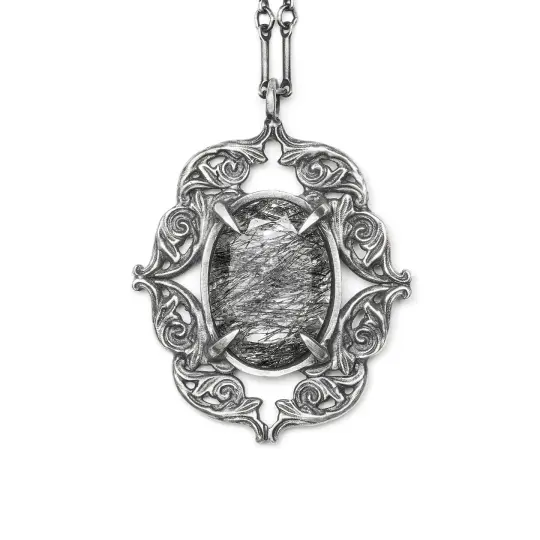 The Anemoi. Tourmalated Quartz Necklace. *Limited*