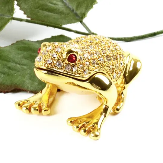 Small Golden Frog Trinket