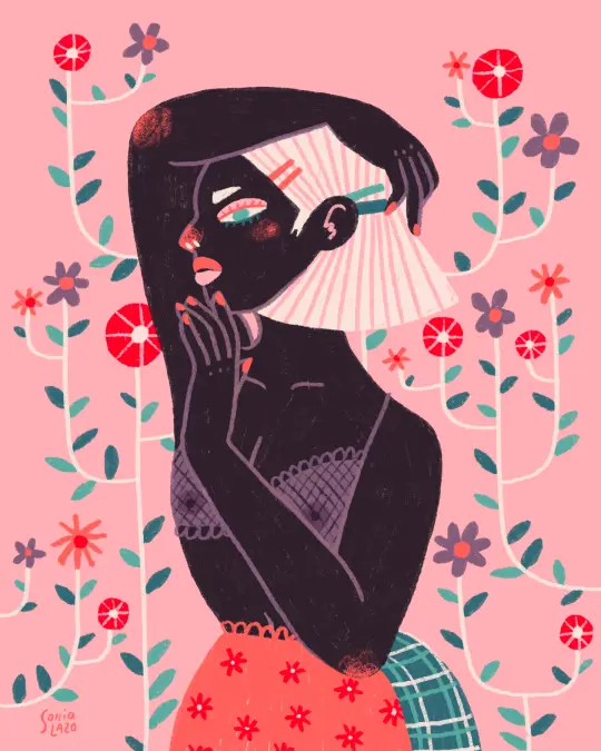 Pink Garden - Print