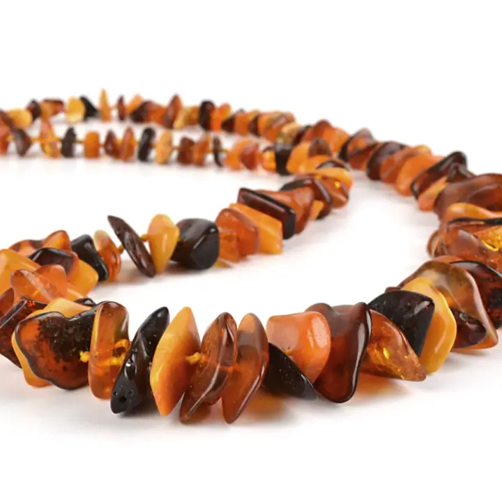 Chips of Natural Amber Necklace