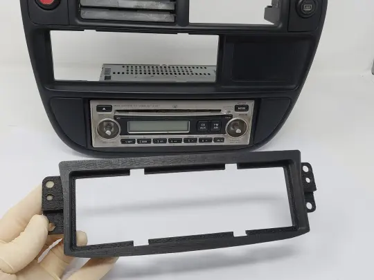 1996-1998 Honda Civic Climate Control to Radio Adapter Plate