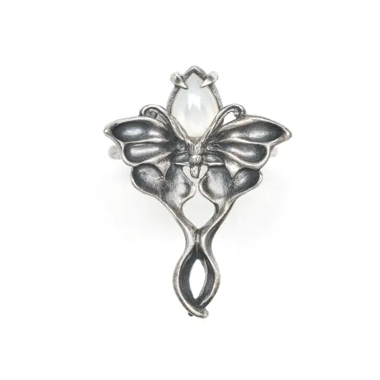 Midwinter Moth. Mother of Pearl Ring.  * Limited *