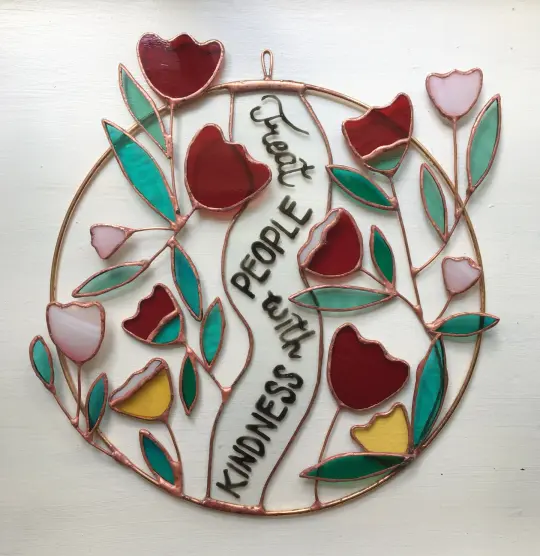 Treat People with Kindness Wreath - ABJ x BreathLiveExplore