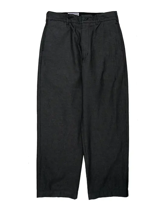 Engineered Garments Workaday Chino Pant Charcoal Cotton Heavy Oxford