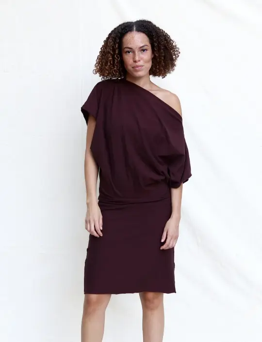 Cocktail Migration Below Knee Dress