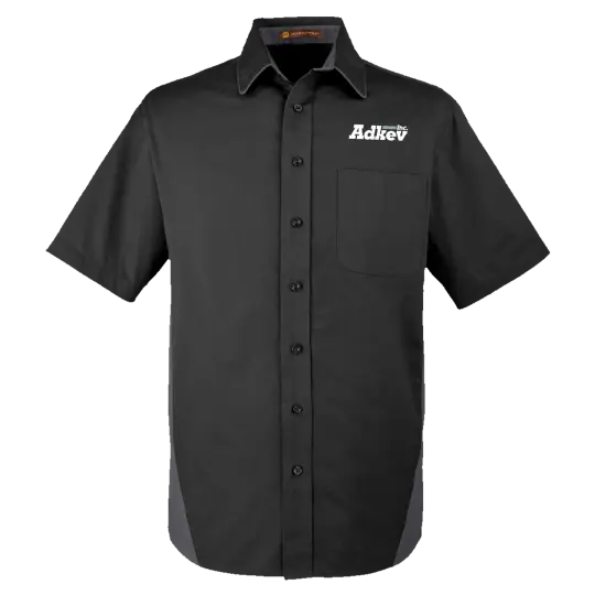 Adkev Employee M586 Men's Color Block Short Sleeve Shirt