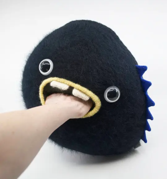 Poofy the my friend monster™ handmade stuffed animal