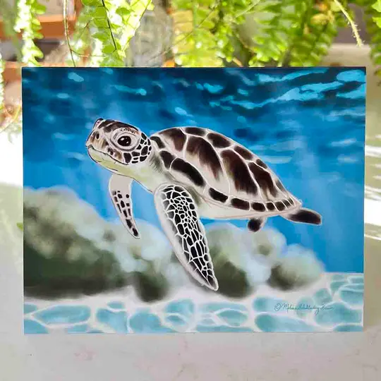 Sea Turtle Greeting Card