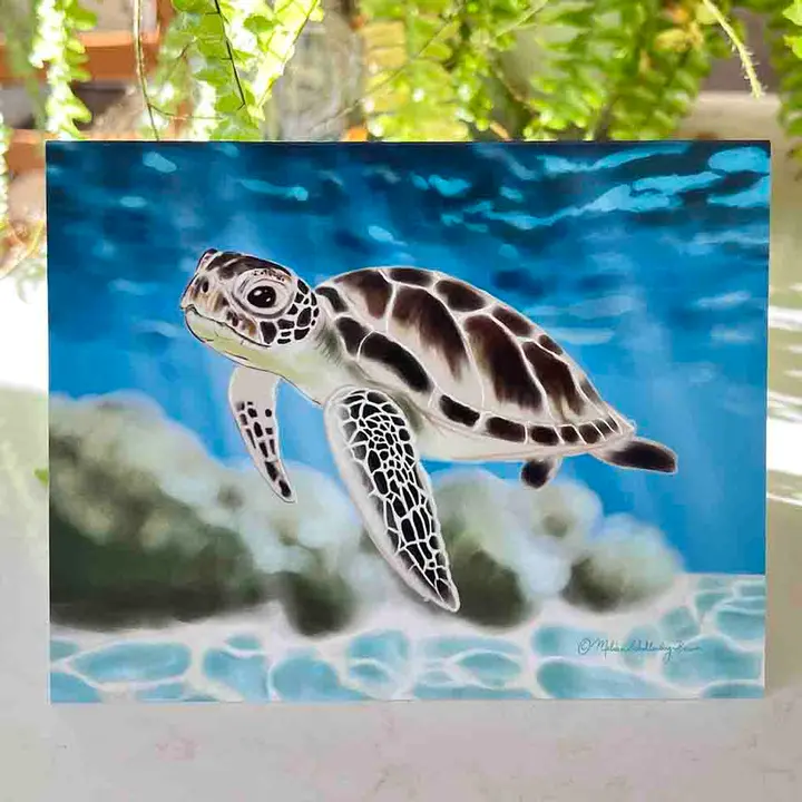 Sea Turtle Greeting Card