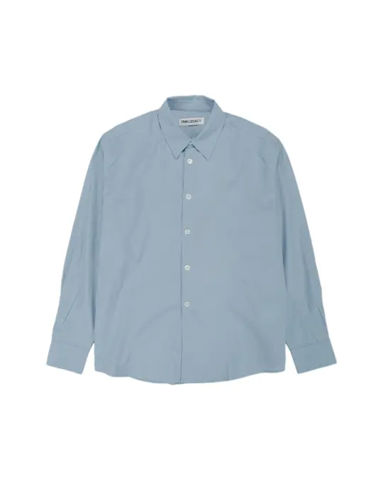 Our Legacy Beyond Shirt Powder Blue Liquid Poplin