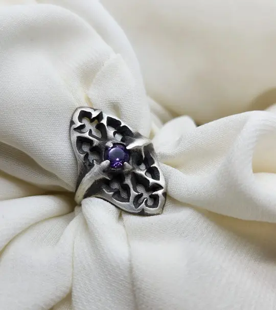 Cathedral Ring Amethyst