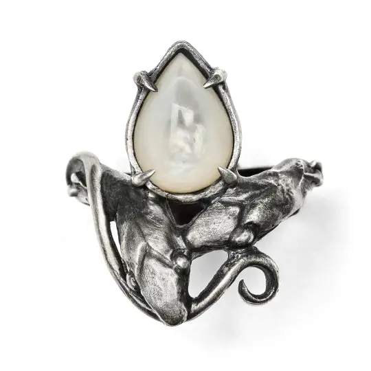 The Jeweled Outsider. Mother of Pearl Ring. * Limited *