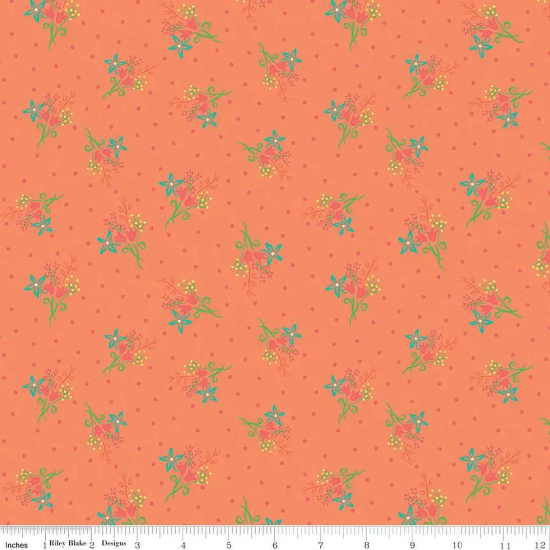 Rouge Scatter Floral from Gingham Cottage