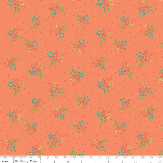 Rouge Scatter Floral from Gingham Cottage