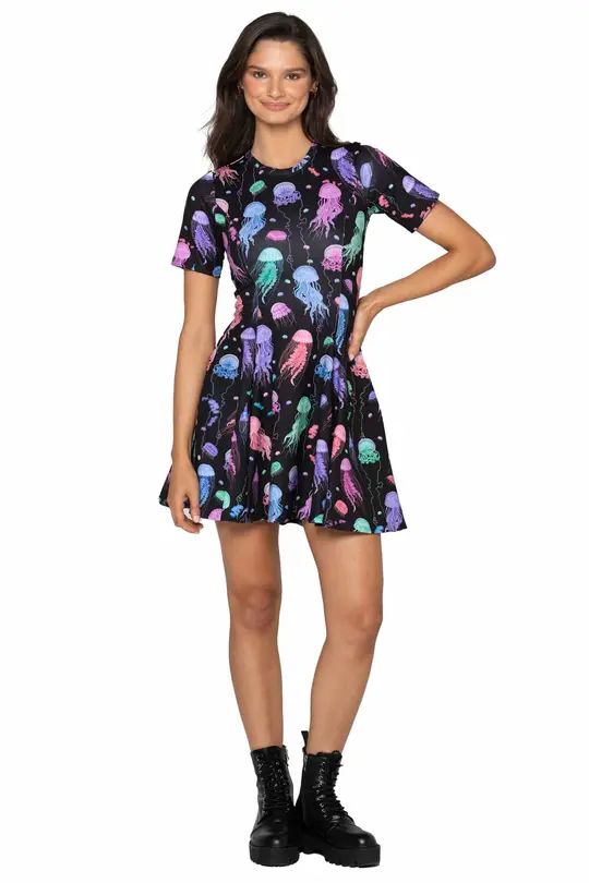 Sea Jellies Evil Tee Dress