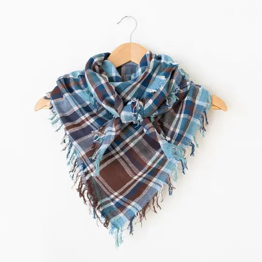 Khadi Cowboy Scarf - Ansell in Jade