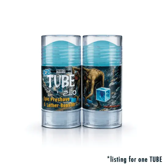 ICE TUBE 2.0 Travel Preshave Soap |Super Slick & Mentholated