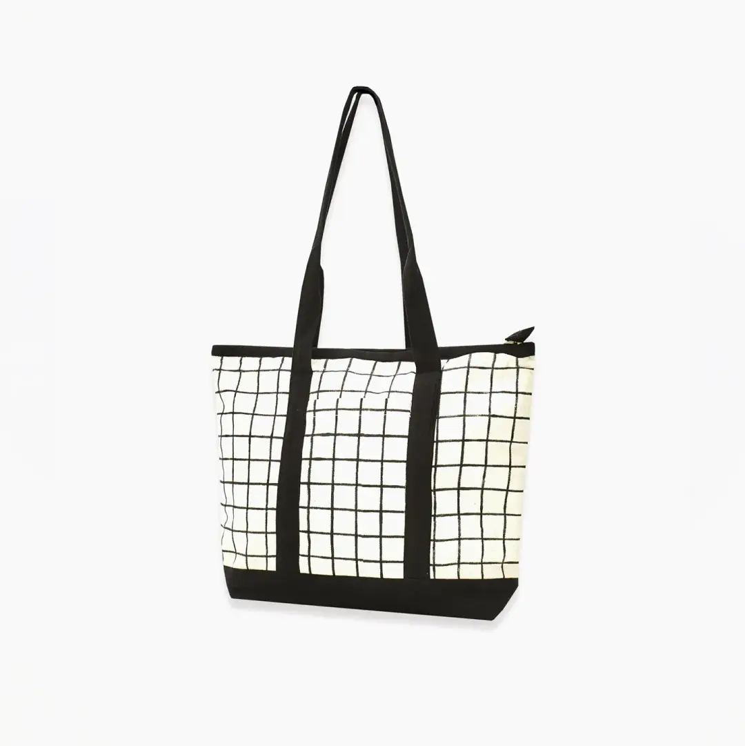 Grid Mini Tote Bag