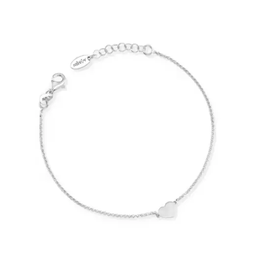 Sterling Silver Heart Bracelet