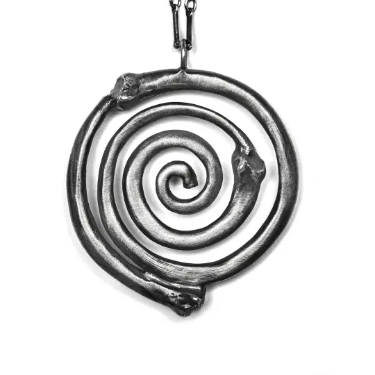 The Sacred Spiral Necklace.