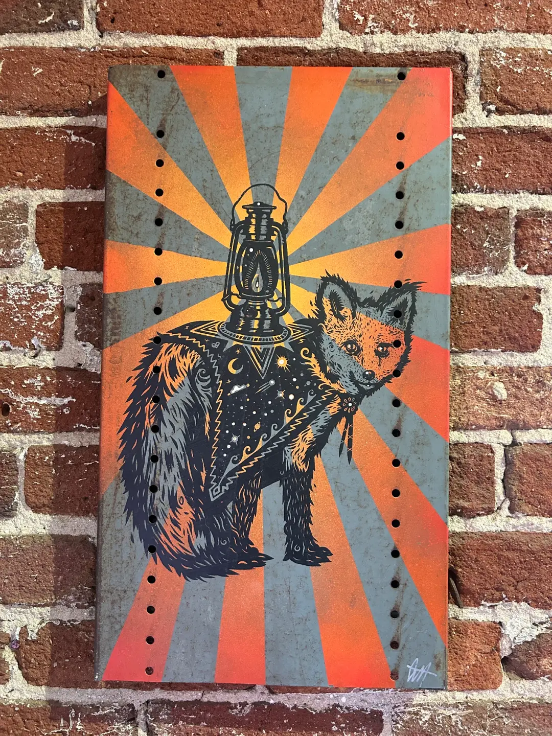 Light the Path on Salvaged Metal