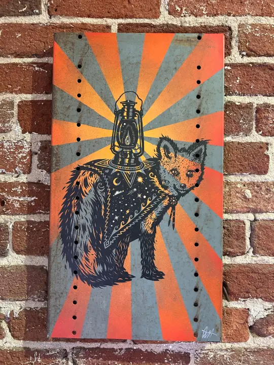Light the Path on Salvaged Metal
