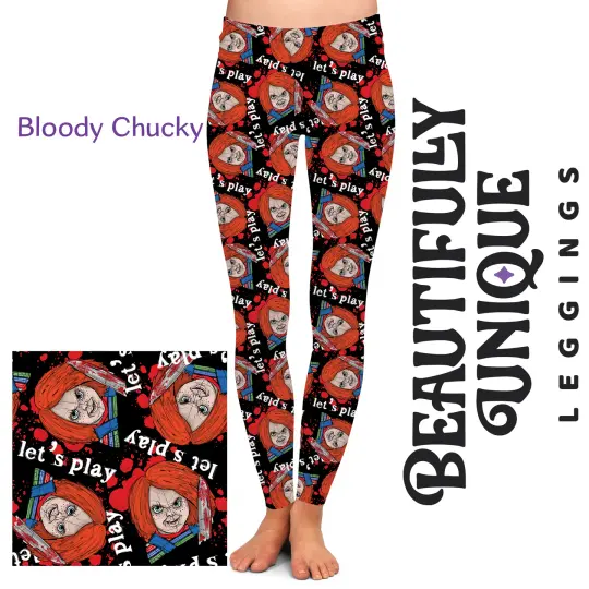 Bloody Chucky Semi-Exclusive High-Waisted Horror Leggings