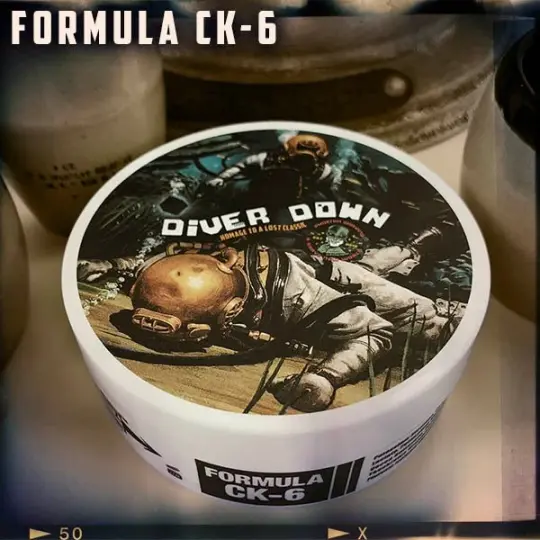 Diver Down Artisan Shaving Soap | Ultra Premium CK-6 Formula | Homage to the Original Seaforth Spiced!