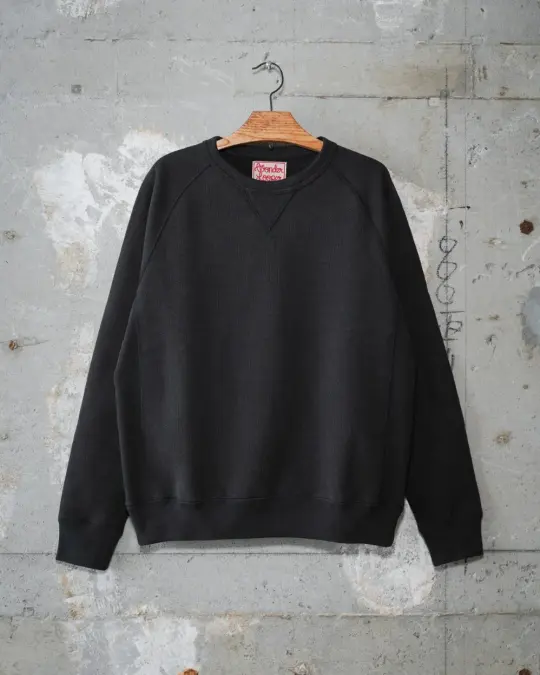 Crewneck - Double Heavyweight French Terry - Sumi Black