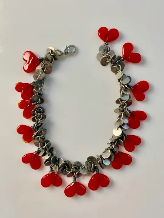 Heart Dangle Bracelet