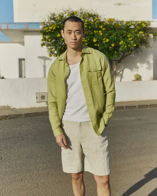 Men’s linen shorts DARWIN