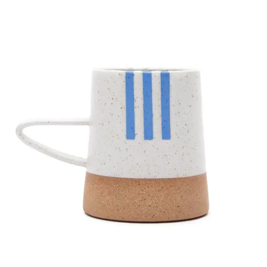 Speckled Tucker Mug with Blue Detail