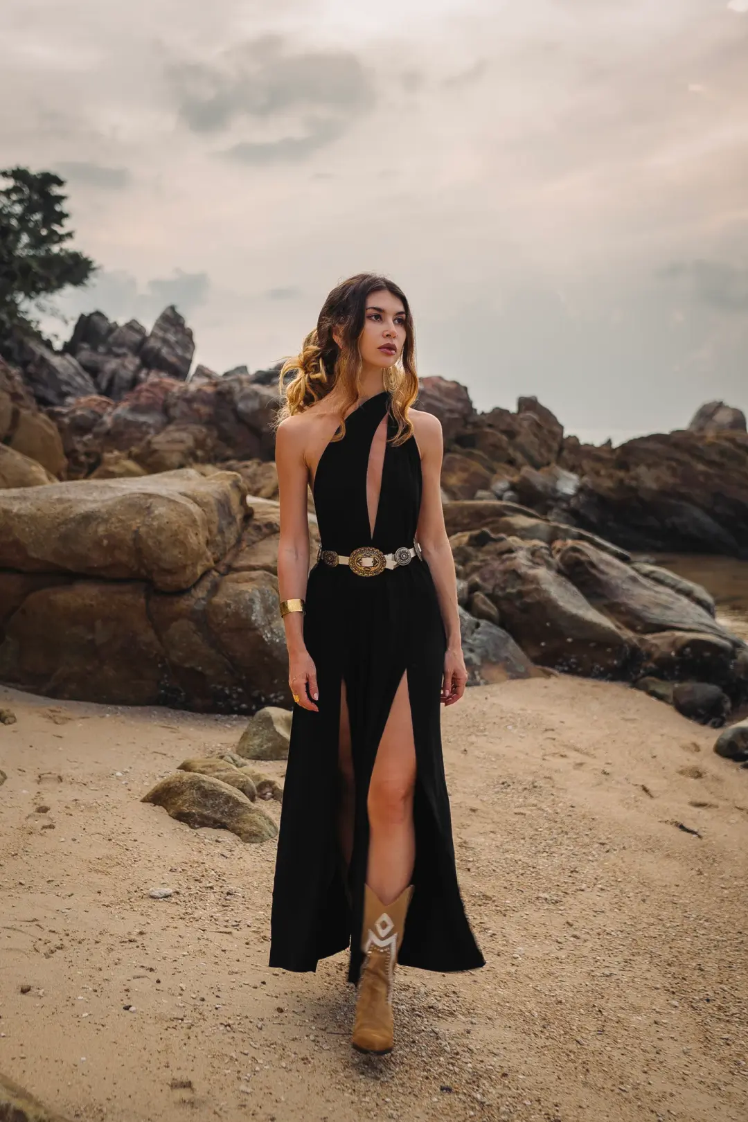 Zephyra Dress Black