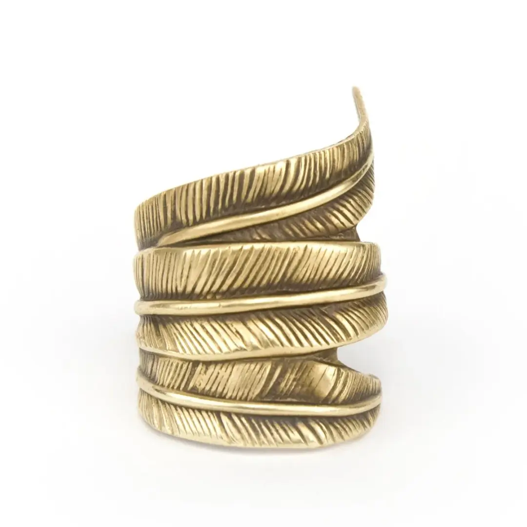 Triple Feather Ring