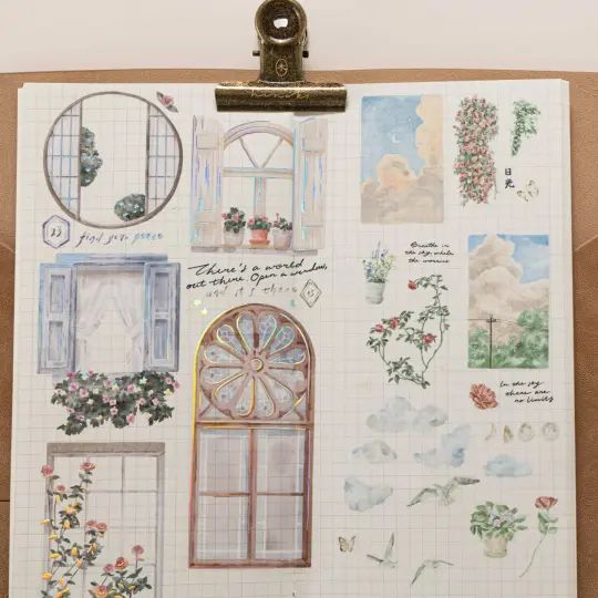 Hinoki - ‘Into the Sky’ PET Decorative Tape Set