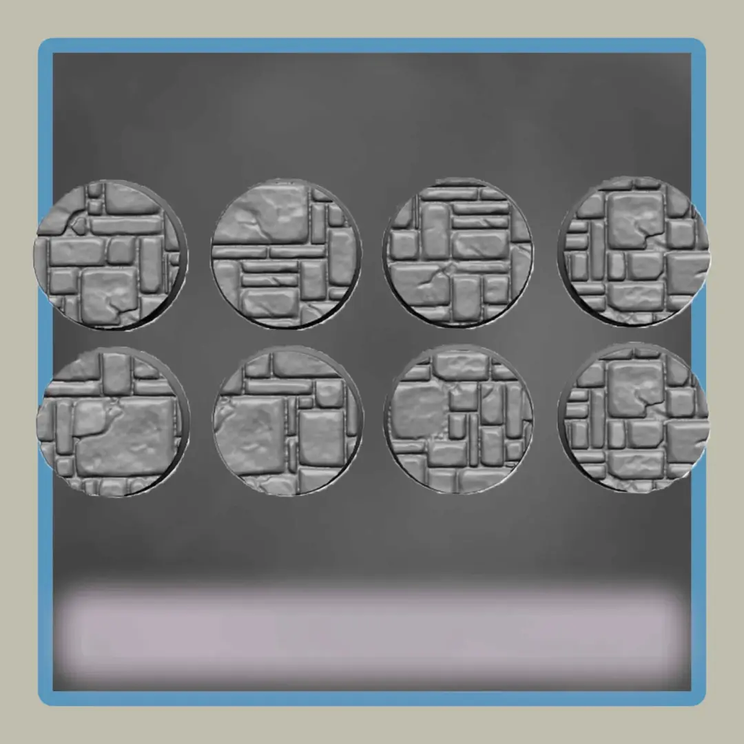 Flagstone Bases 8 Pack