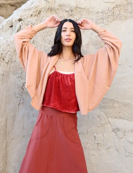 Aphrodite Cropped Cardigan