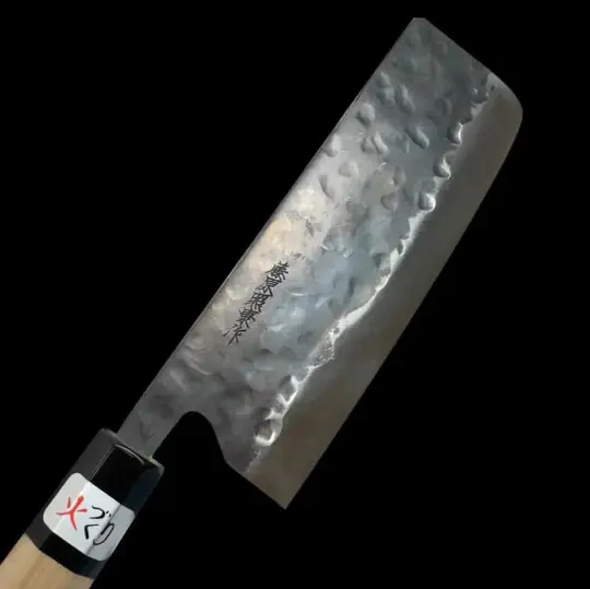 Teruyasu Fujiwara Denka Aogami Super Nakiri 165mm Wa Handle