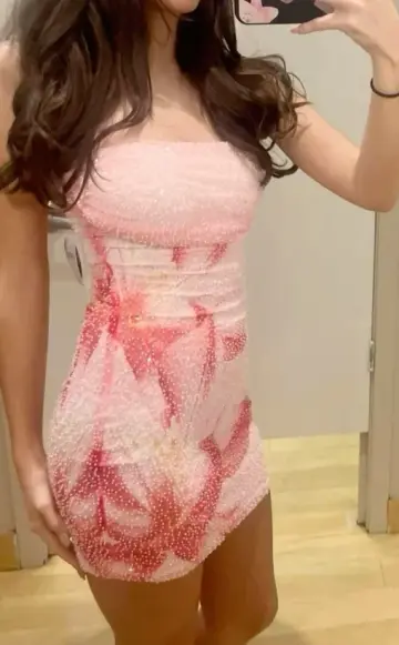 Lovely Pink Homecoming Dress ,Sheath Strapless Short Prom Dress RS791