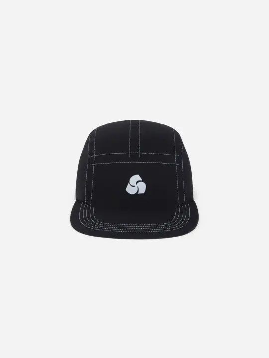 Run Hat ~ Black Reflective