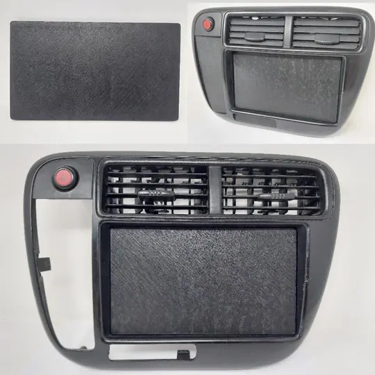 1999-2000 Honda Civic Radio Delete Plate / Blanking Panel