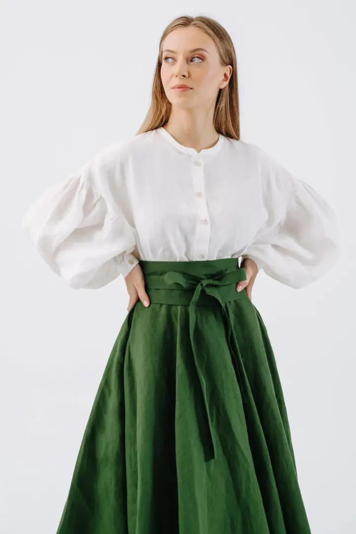 Ribbon – Adjustable Linen Waist Wrap