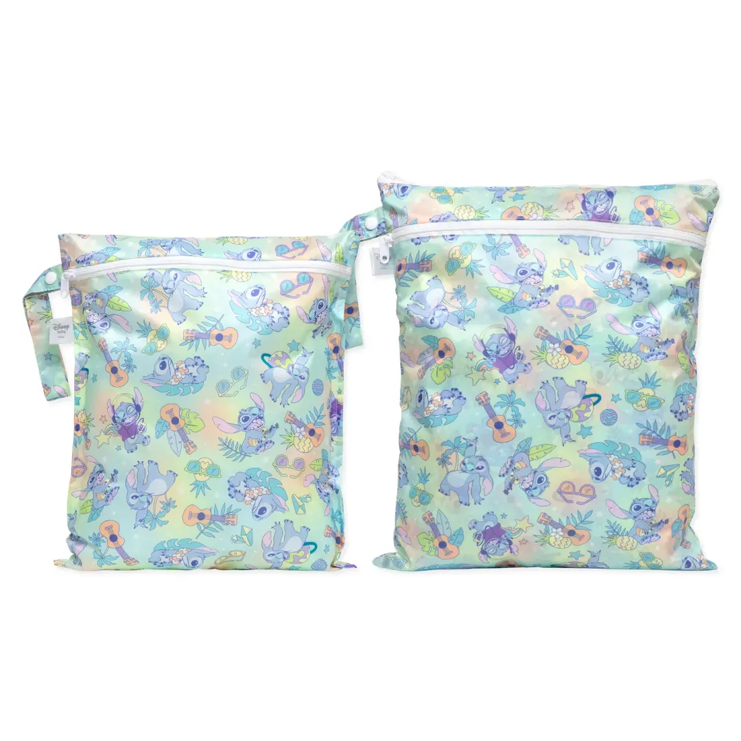 Wet Bag + Wet/Dry Bag Set: Aloha Stitch