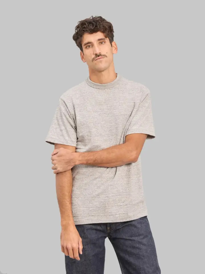 Warehouse & Co 4601 Plain T-Shirt Heather Grey