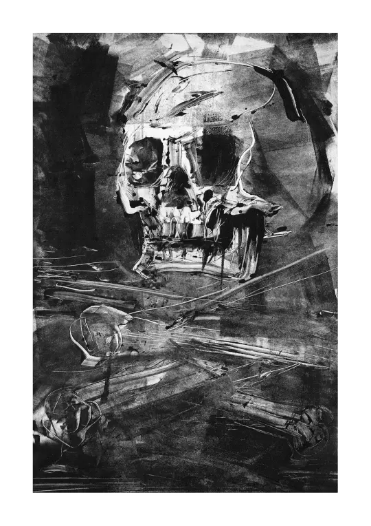 Skull monotype 2