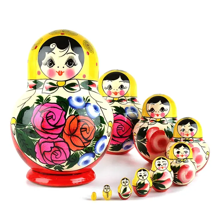 Round Traditional Matryoshka